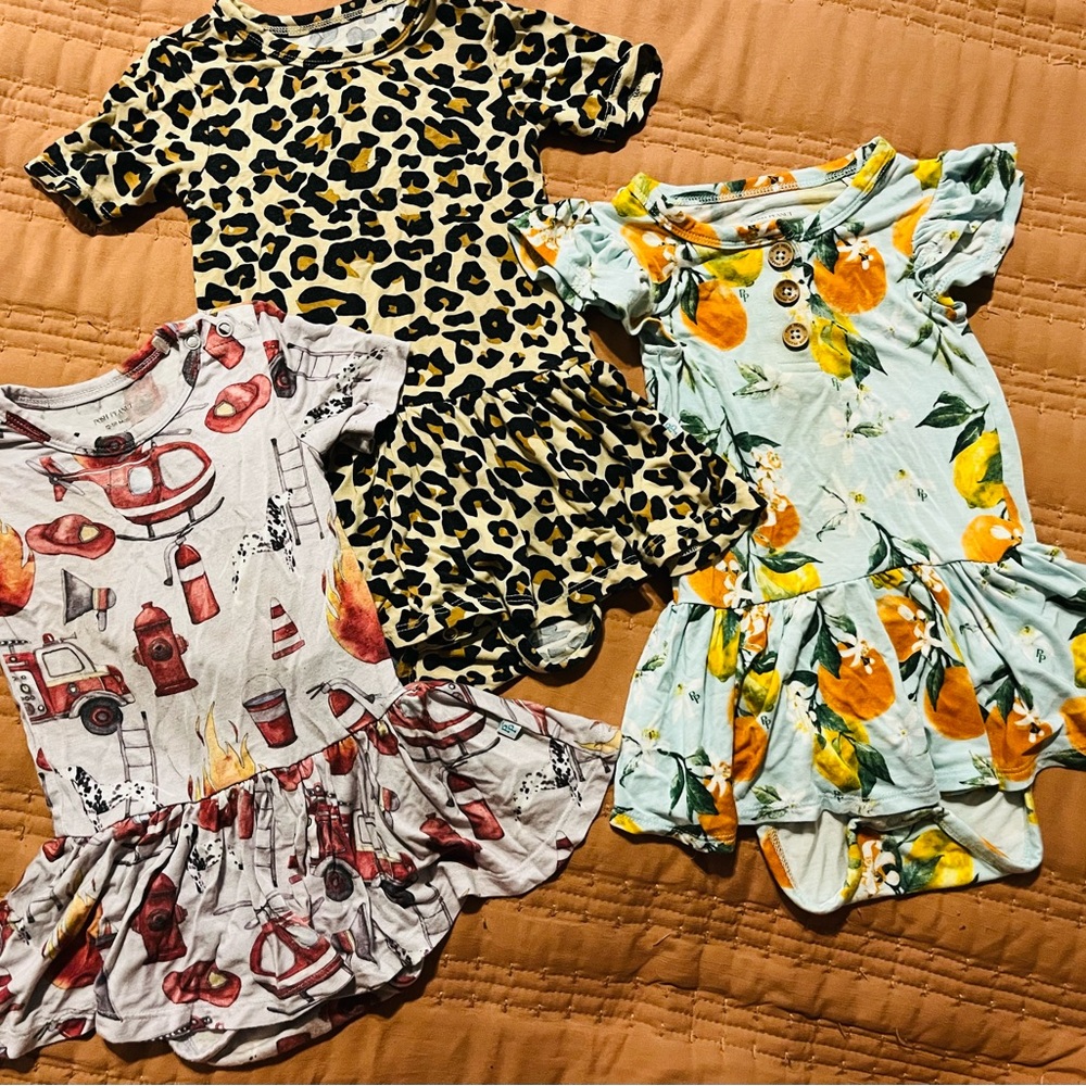 Posh Peanut size 12-18mo onesies with skirt